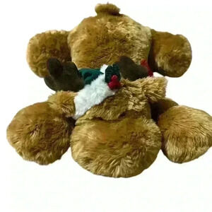 Large Christmas Holiday Plush Reindeer